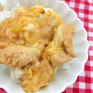 鶏むね肉の親子丼☆